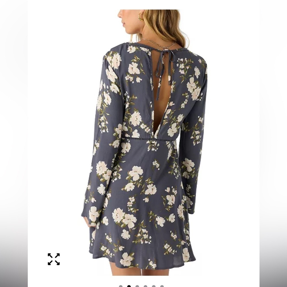 O'Neill flowy Floral Backless Dress